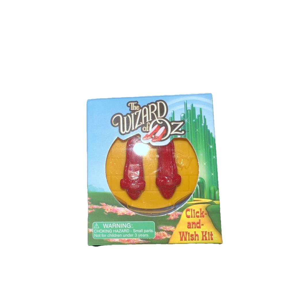 (J1/1.33))Wizard of Oz Click-&-Wish Kit‎ Ruby Slippers On Yellow Brick Road